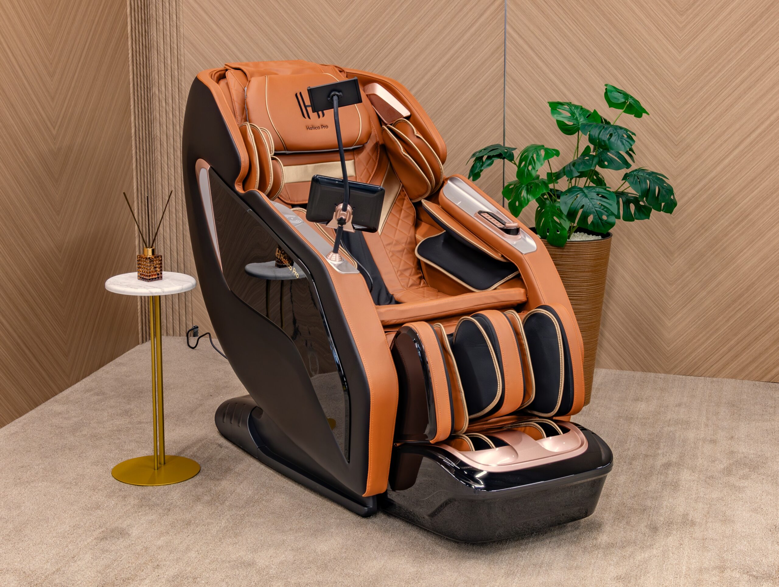 Массажное кресло Hatico Pro Katana 2SL 4D - Черно-оранжевое купить в ...